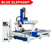 Blauer Elefant ele1530 Holzschnitzerei 3d Cnc Router Maschine mit Drehvorrichtung